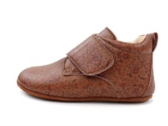 Wheat slippers amber brown flowers